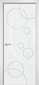 Схожие товары - Дверь Оникс Арт, лакобель белый RAL0333 контурный витраж №3