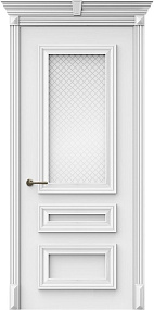 Недавно просмотренные - Дверь Багет-7 эмаль белая, сатинат Диаманд