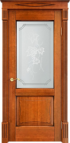 Недавно просмотренные - Дверь ПМЦ массив ольхи ОЛ6.2 медовый с патиной орех, стекло 6-2