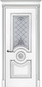 Схожие товары - Дверь Текона эмаль Smalta 18 белый RAL 9003 патина серебро, остекленная