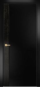 Недавно просмотренные - Дверь Оникс Дуо эмаль черная патина золото/эмаль черная по МДФ, триплекс черный