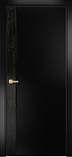 Схожие товары - Дверь Оникс Дуо эмаль черная патина золото/эмаль черная по МДФ, триплекс черный