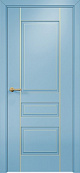 Схожие товары - Дверь Оникс Версаль фрезерованная №2 эмаль голубая патина золото по контуру, глухая