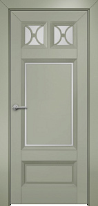 Недавно просмотренные - Дверь Оникс Шанель 2 фрезерованная эмаль RAL 7038, сатинато с решеткой