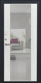 Недавно просмотренные - Панель внутренняя Bomond 16 мм Алиса с зеркалом, Ясень белый, ПВХ