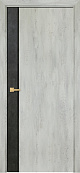 Схожие товары - Дверь Оникс Дуо бетон темный/CPL лофт, триплекс черный