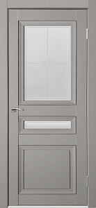 Недавно просмотренные - Дверь ДР экошпон Деканто ПДО 4 бархат grey вставка черная, сатинато белое