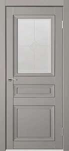 Недавно просмотренные - Дверь ДР экошпон Деканто ПДО 3 бархат grey вставка черная, сатинато белое