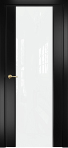 Недавно просмотренные - Дверь Оникс Престиж эмаль черная по МДФ, триплекс белый