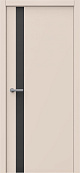 Схожие товары - Дверь Лайн-1 эмаль латте, глухая, лакобель черный