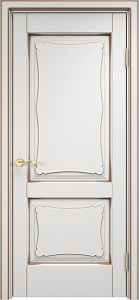 Недавно просмотренные - Дверь ПМЦ массив ольхи ОЛ6.2 белый грунт с патиной орех, глухая