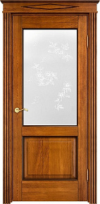 Недавно просмотренные - Дверь ПМЦ массив дуба Д13 медовый с патиной орех, стекло 13-4