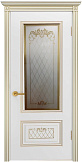 Схожие товары - Дверь Шейл Дорс Грэйс Аккорд В3 эмаль белая с золотой патиной, стекло фотопечать золото узор 2