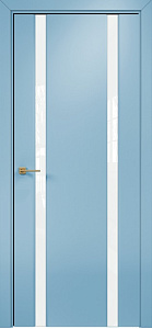 Недавно просмотренные - Дверь Оникс Престиж 2 эмаль голубая, триплекс белый