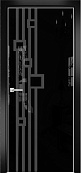 Схожие товары - Дверь Оникс Арт, лакобель черный RAL 9005, пескоструй №9