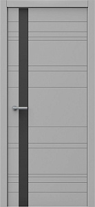 Недавно просмотренные - Дверь Квартет Плюс-Лайн эмаль RAL 7040, лакобель черный