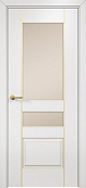 Схожие товары - Дверь Оникс Версаль фрезерованная №2 эмаль белая патина золото по контуру, сатинат бронза